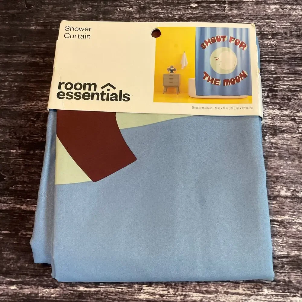 Shoot For the Moon Shower Curtain NWT
